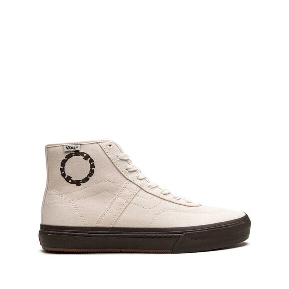 VANS Quasi Skateboards x Gilbert Crockett Decon High Cream Brown Size 5 - Picture 1 of 5